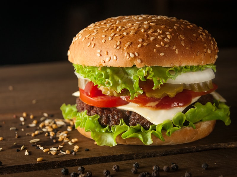 Fast food burger